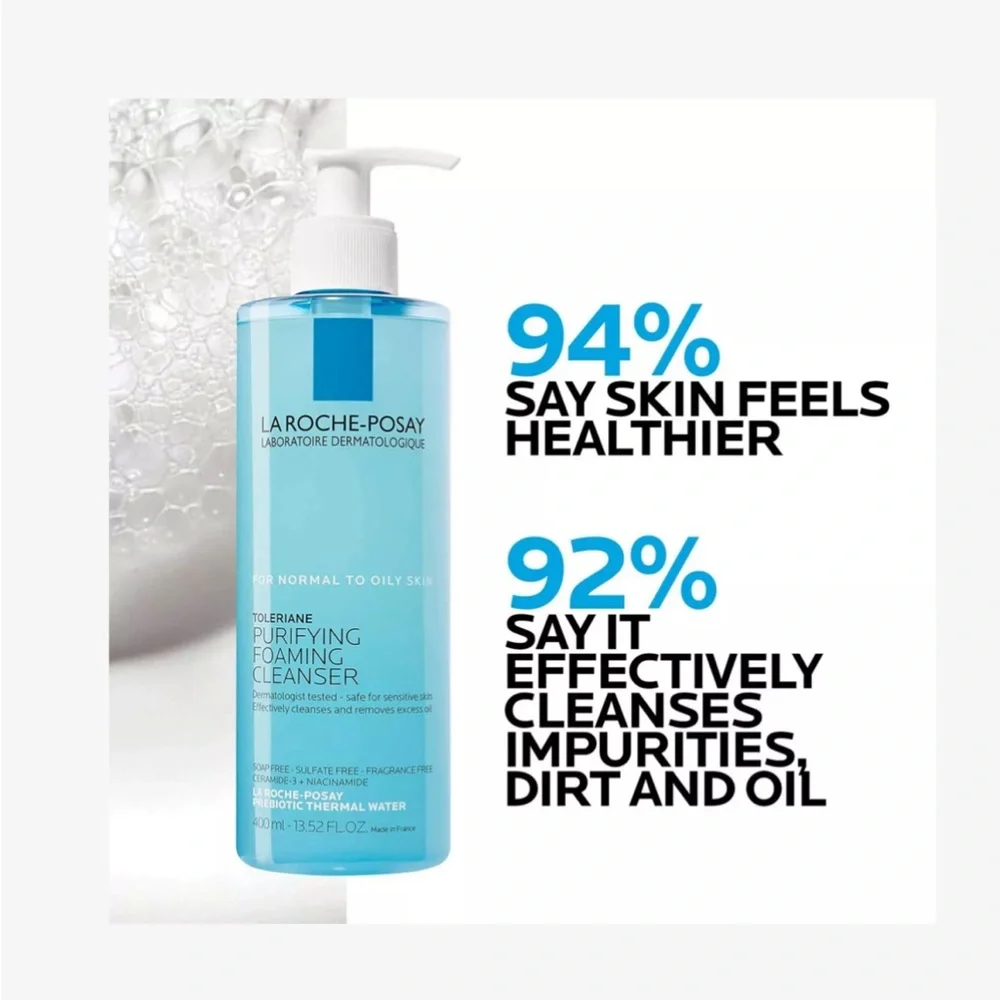 La Roche-Posay Toleriane Purifying Foaming Face Wash for Oily‎ Skin